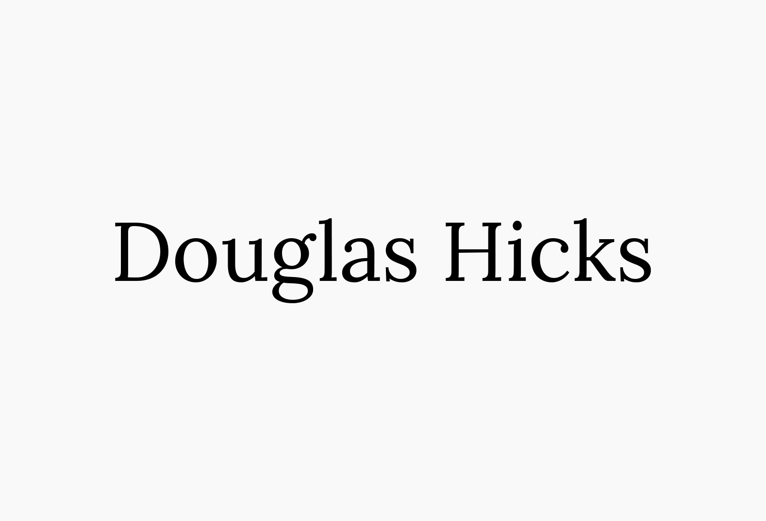 Douglas Hicks Logo